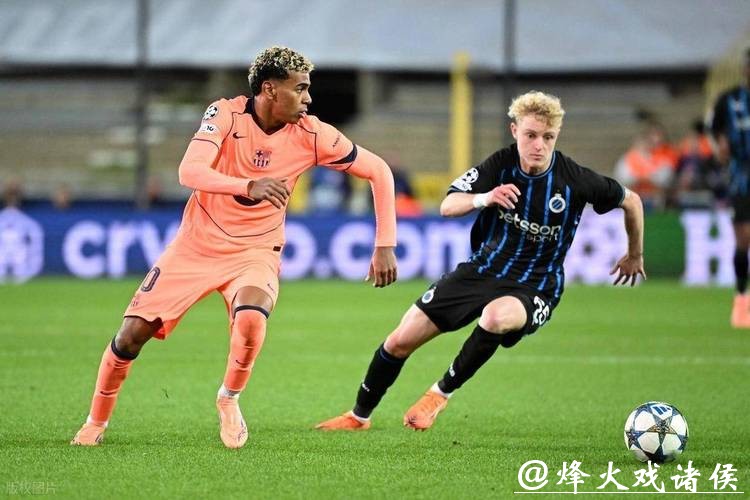 亚马尔独造2球费尔明2助攻 巴萨3-3客平布鲁日